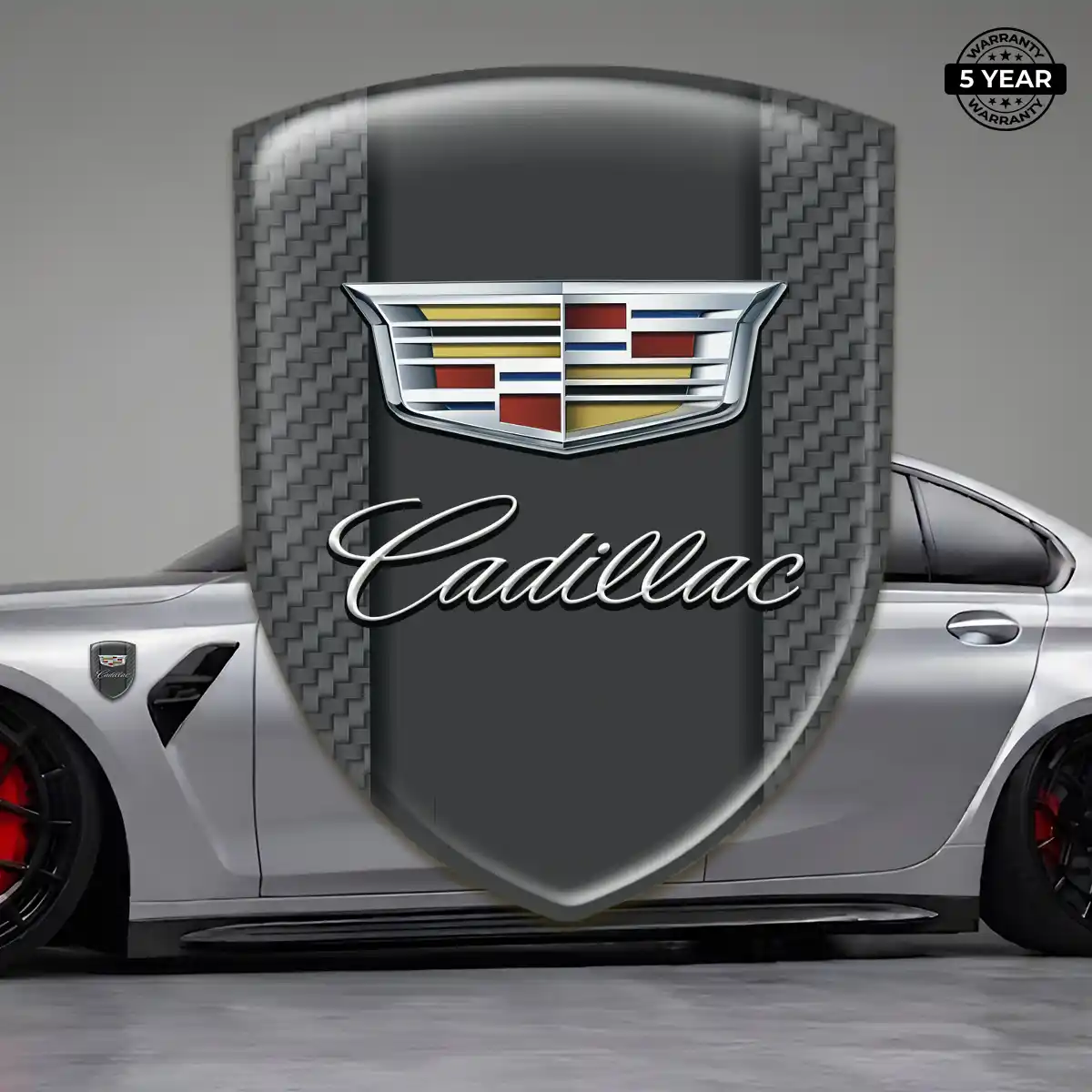 Cadillac Emblem Silicone Exterior Luxe