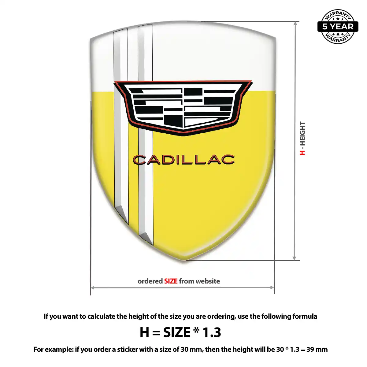 Cadillac Emblem Silicone Interior Luxe