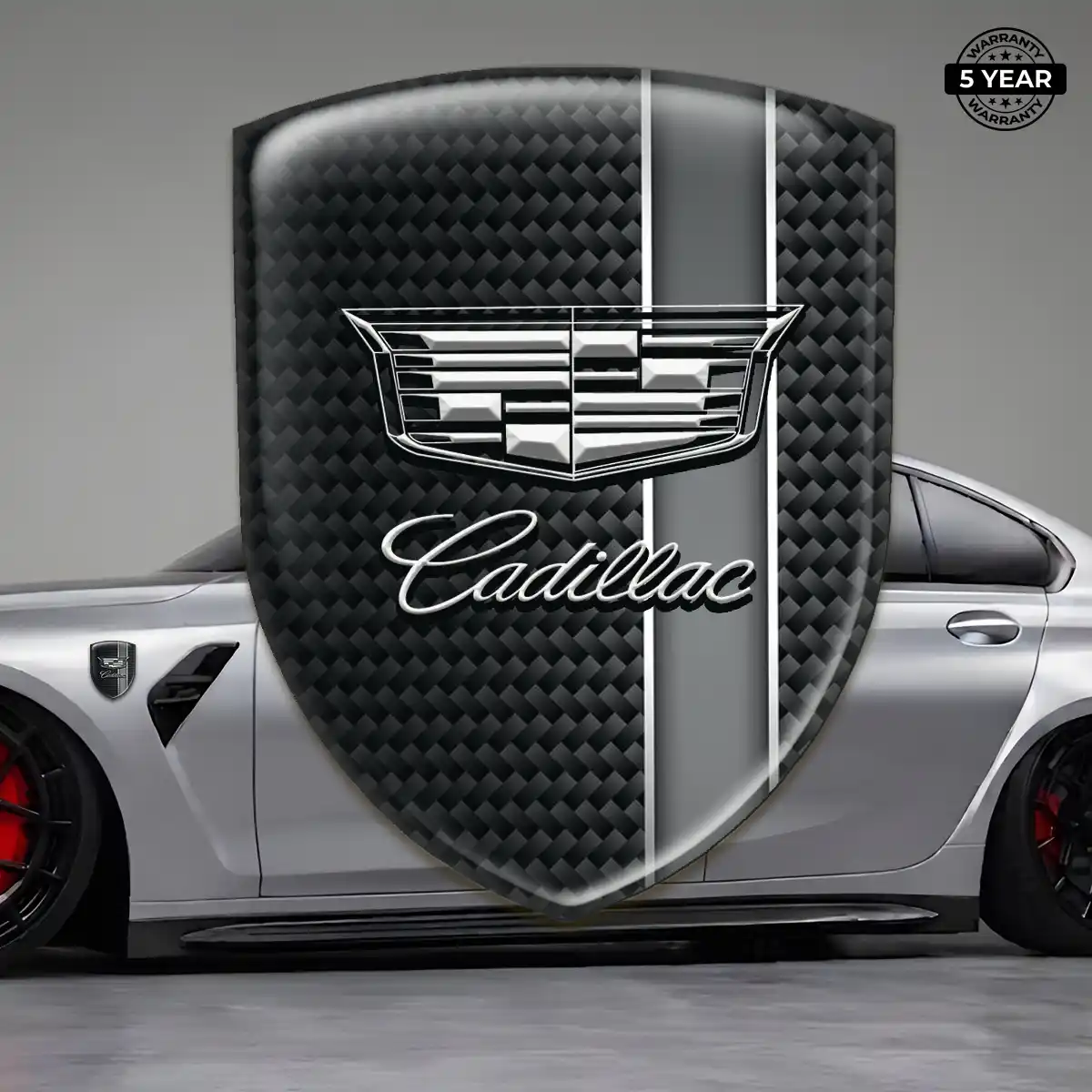 Cadillac Emblem Silicone Refined Design
