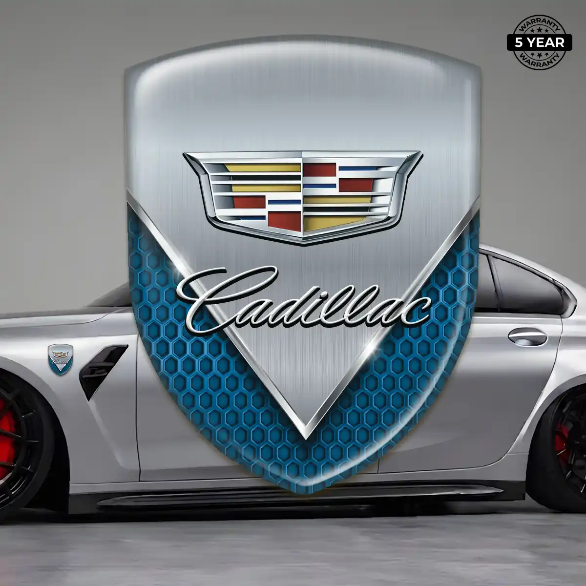 Cadillac Emblem Silicone Sleek Style
