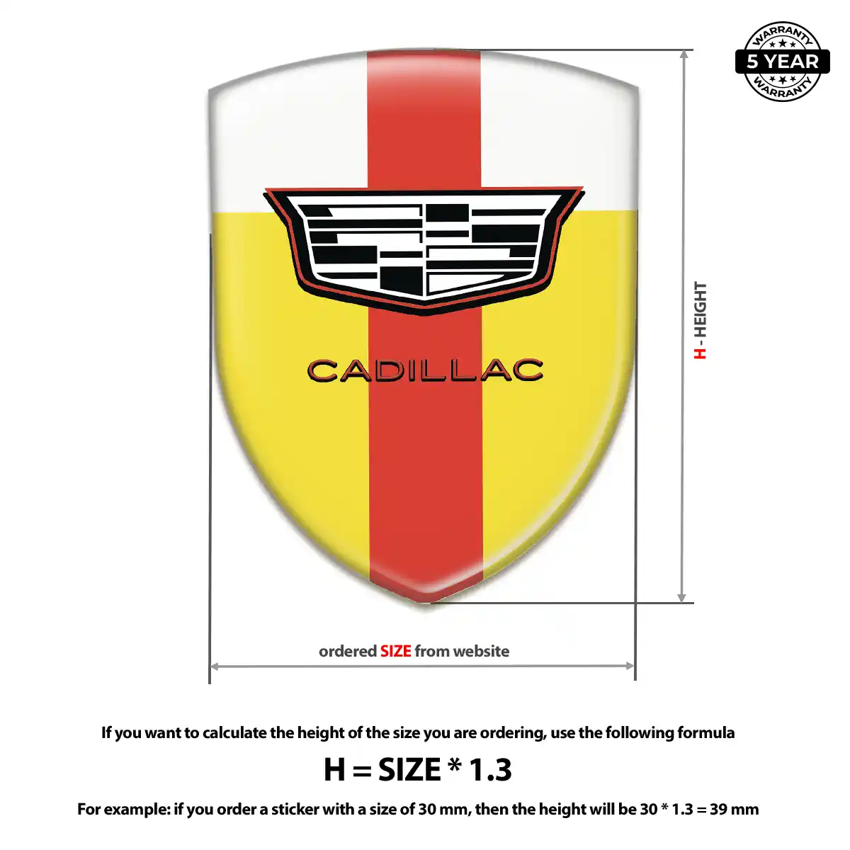 Cadillac Emblem Silicone Street Tuning