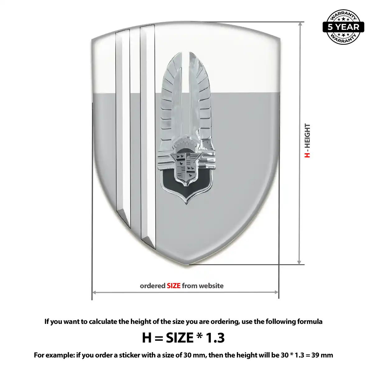 Cadillac Emblem Silicone Superior Craft