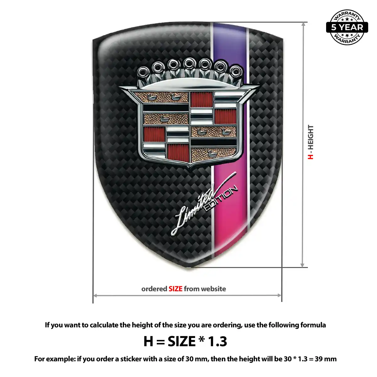 Cadillac Emblem Silicone Vortex Series