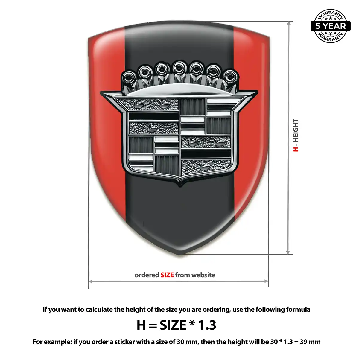 Cadillac Emblem Sleek Style