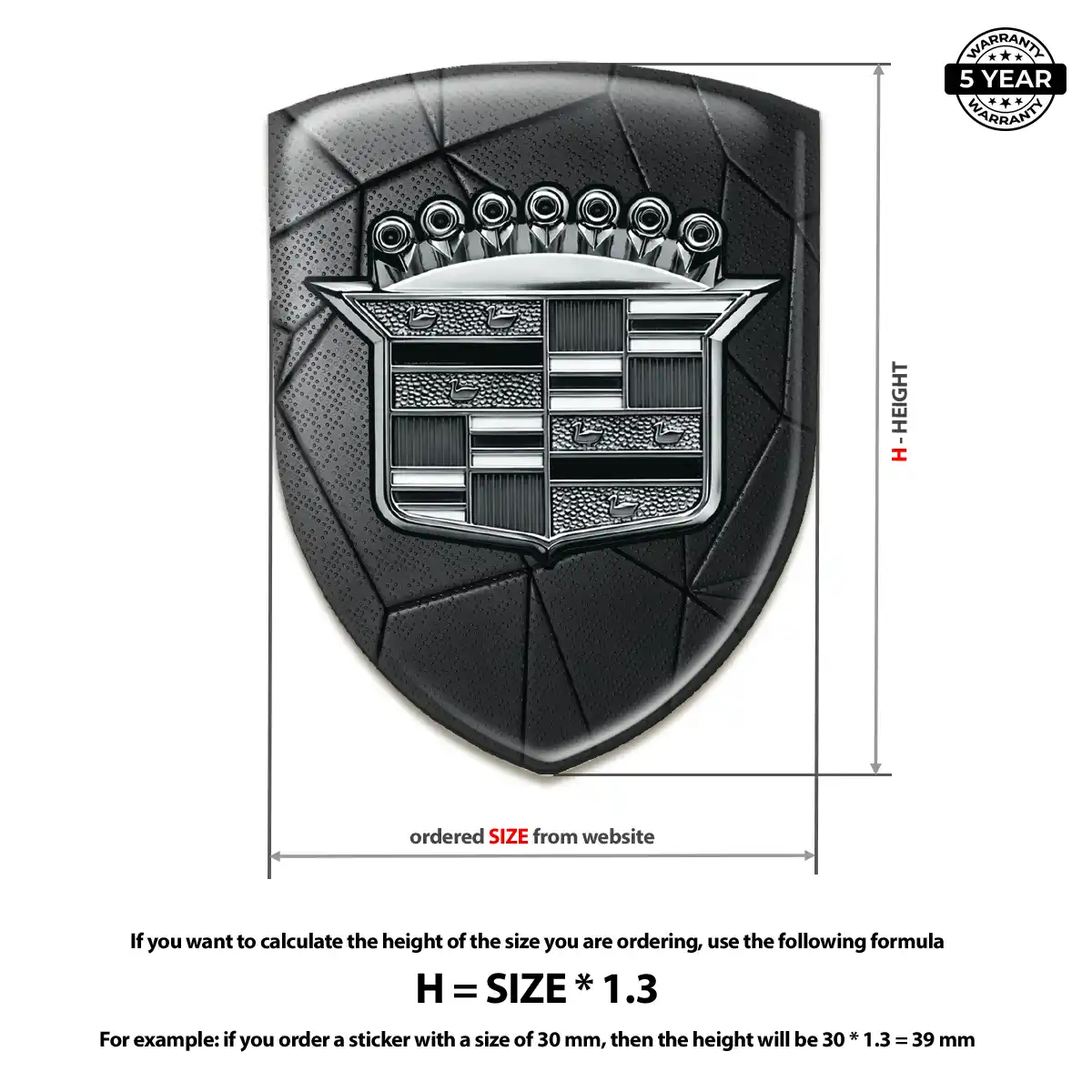 Cadillac Emblem Sport Tuning