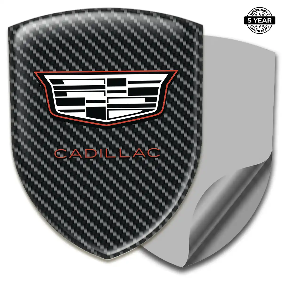 Cadillac Epoxy Domed Sticker Exterior Luxe