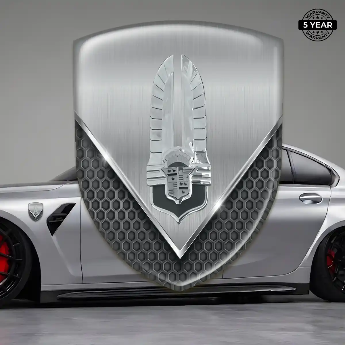 Cadillac Epoxy Domed Sticker Performance Style