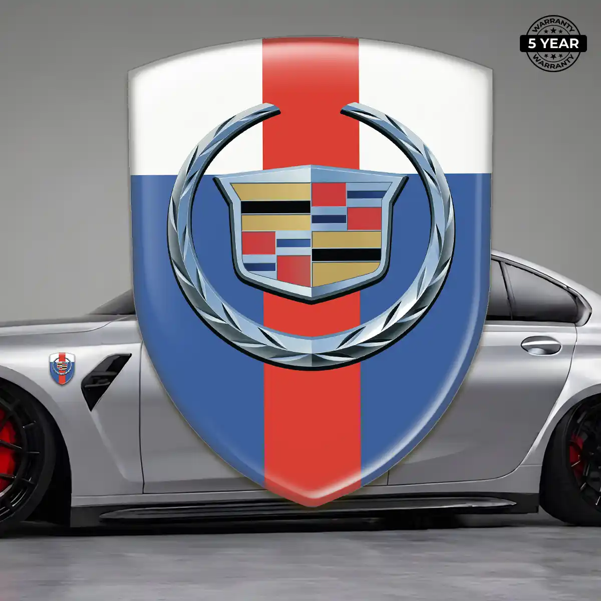 Cadillac Epoxy Domed Sticker Resin Elite