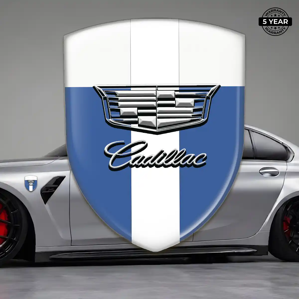 Cadillac Gel Badge Sticker Cabin Style