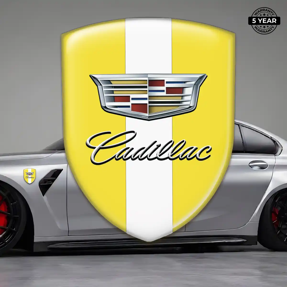 Cadillac Gel Badge Sticker Exterior Luxe