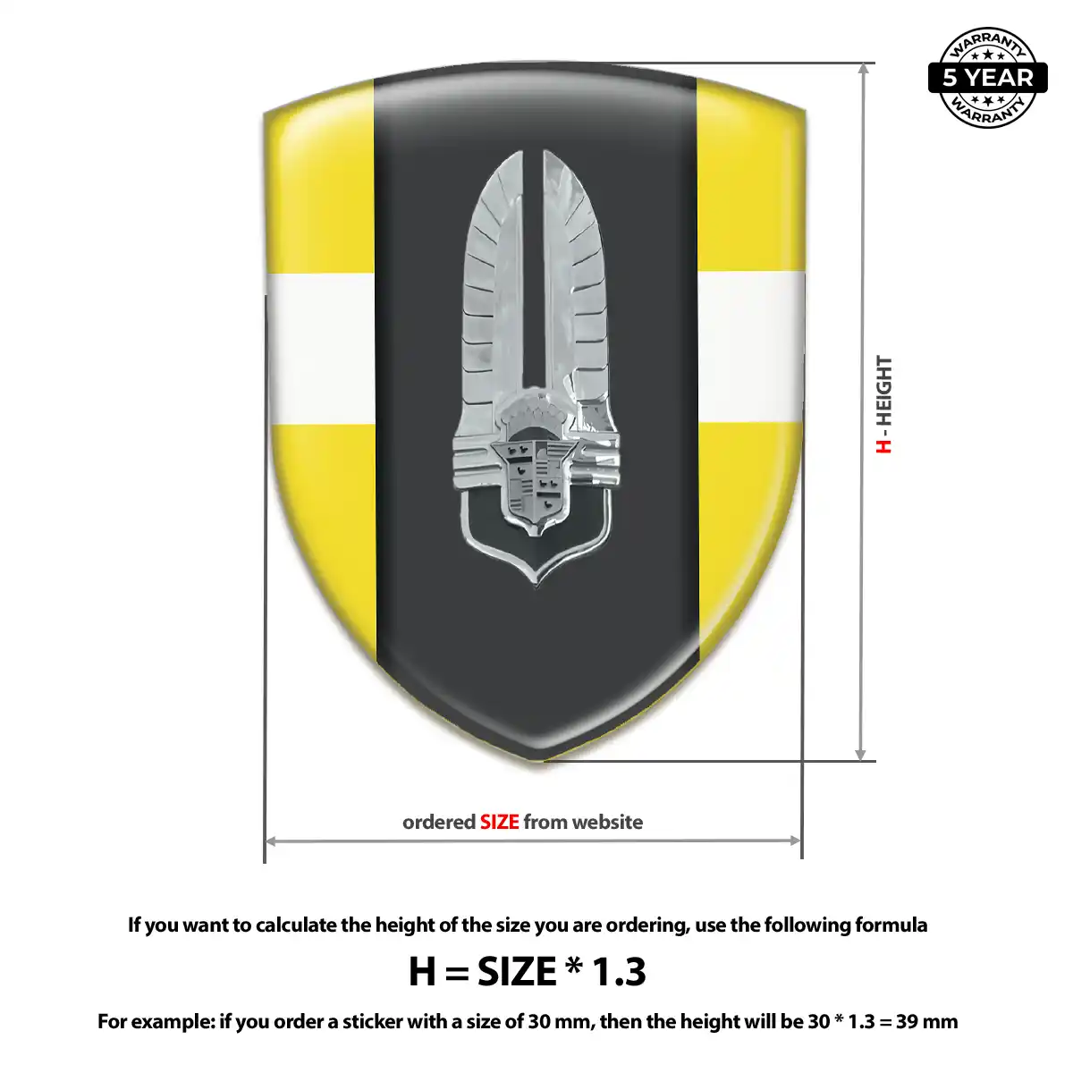 Cadillac Gel Badge Sticker Interior Luxe