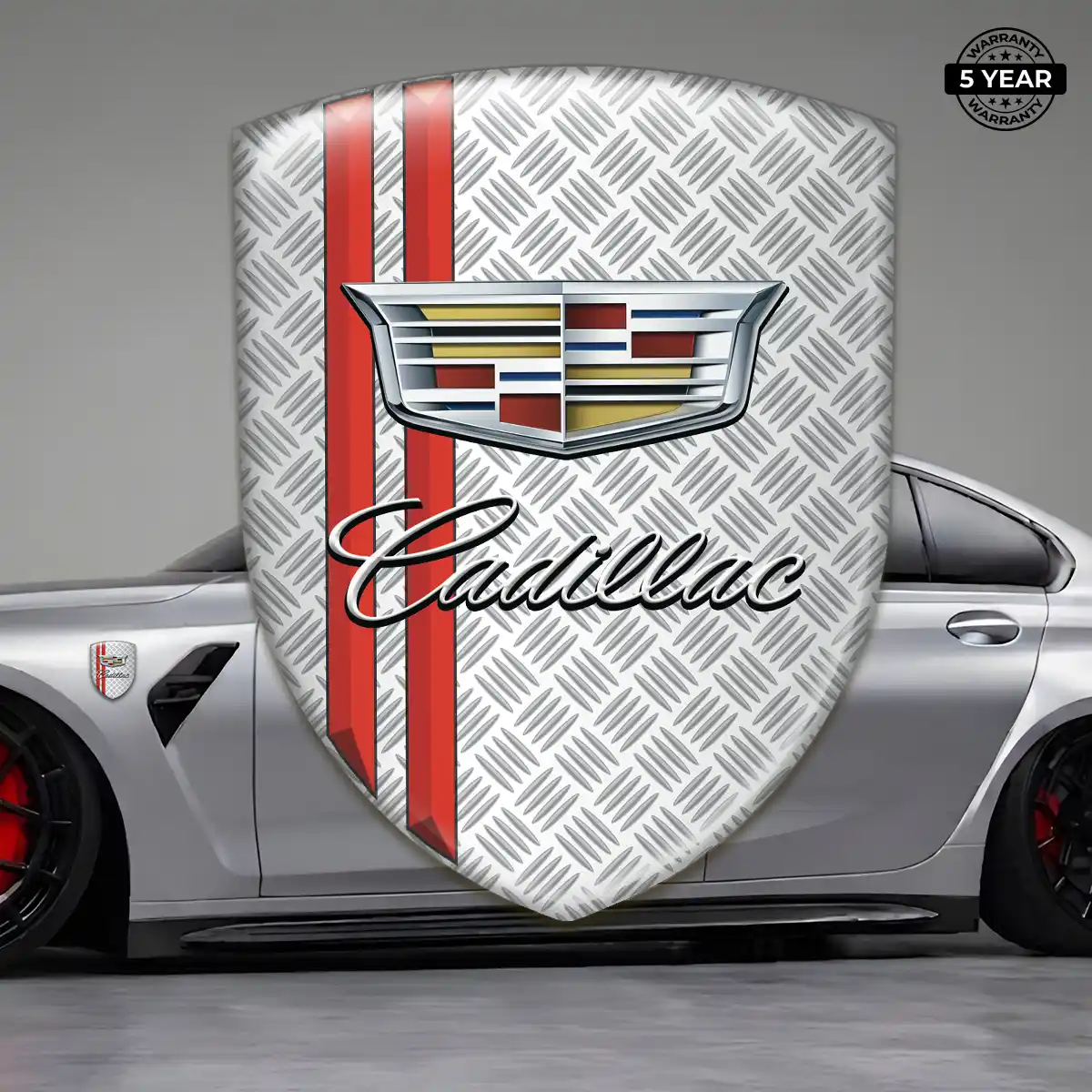 Cadillac Gel Badge Sticker Refined Design