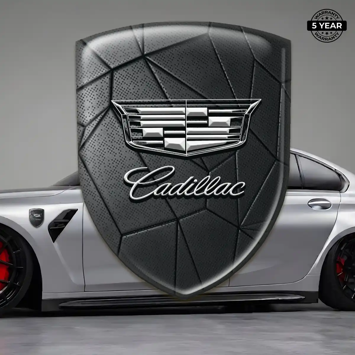 Cadillac Gel Badge Sticker Street Tuning