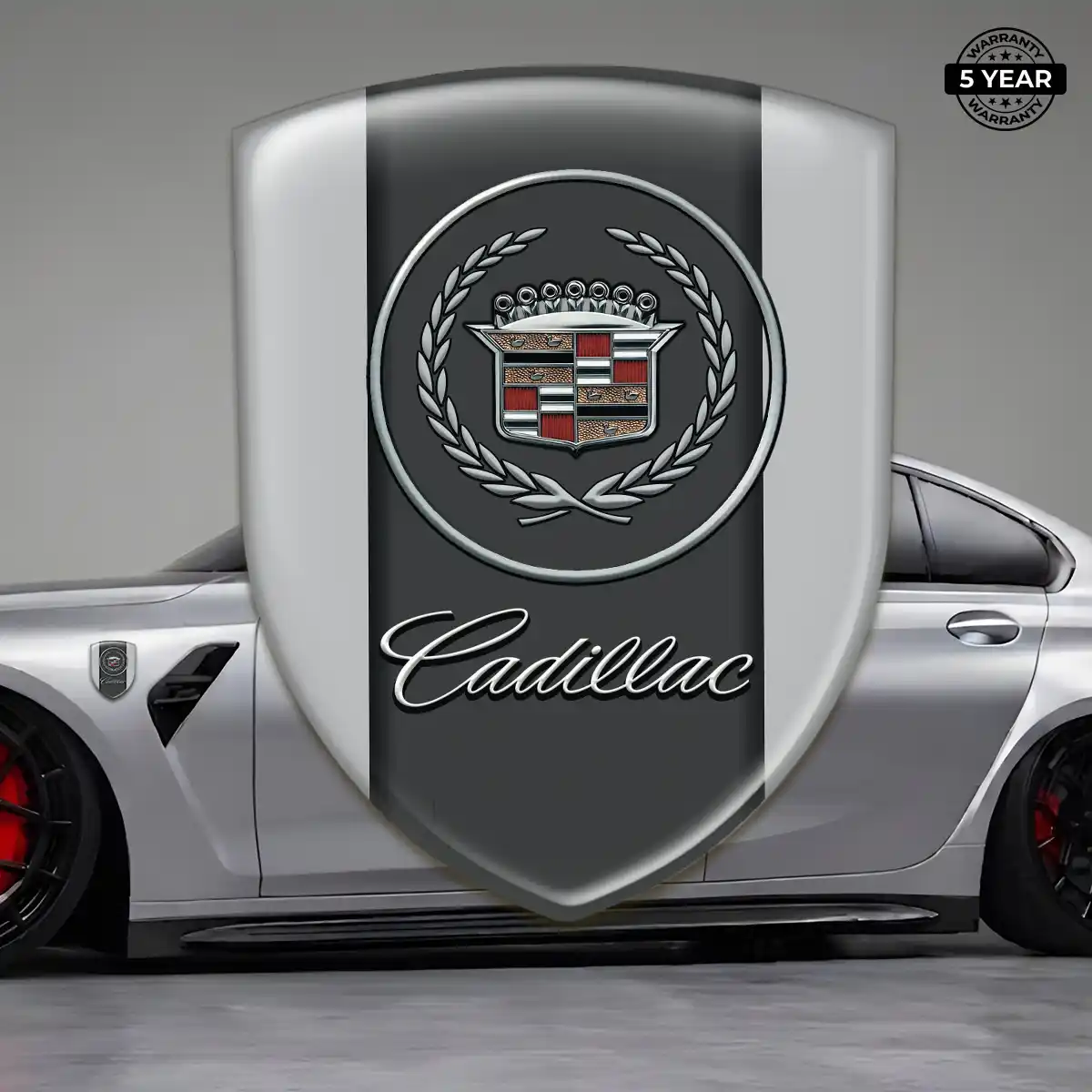 Cadillac Gel Badge Sticker Superior Craft