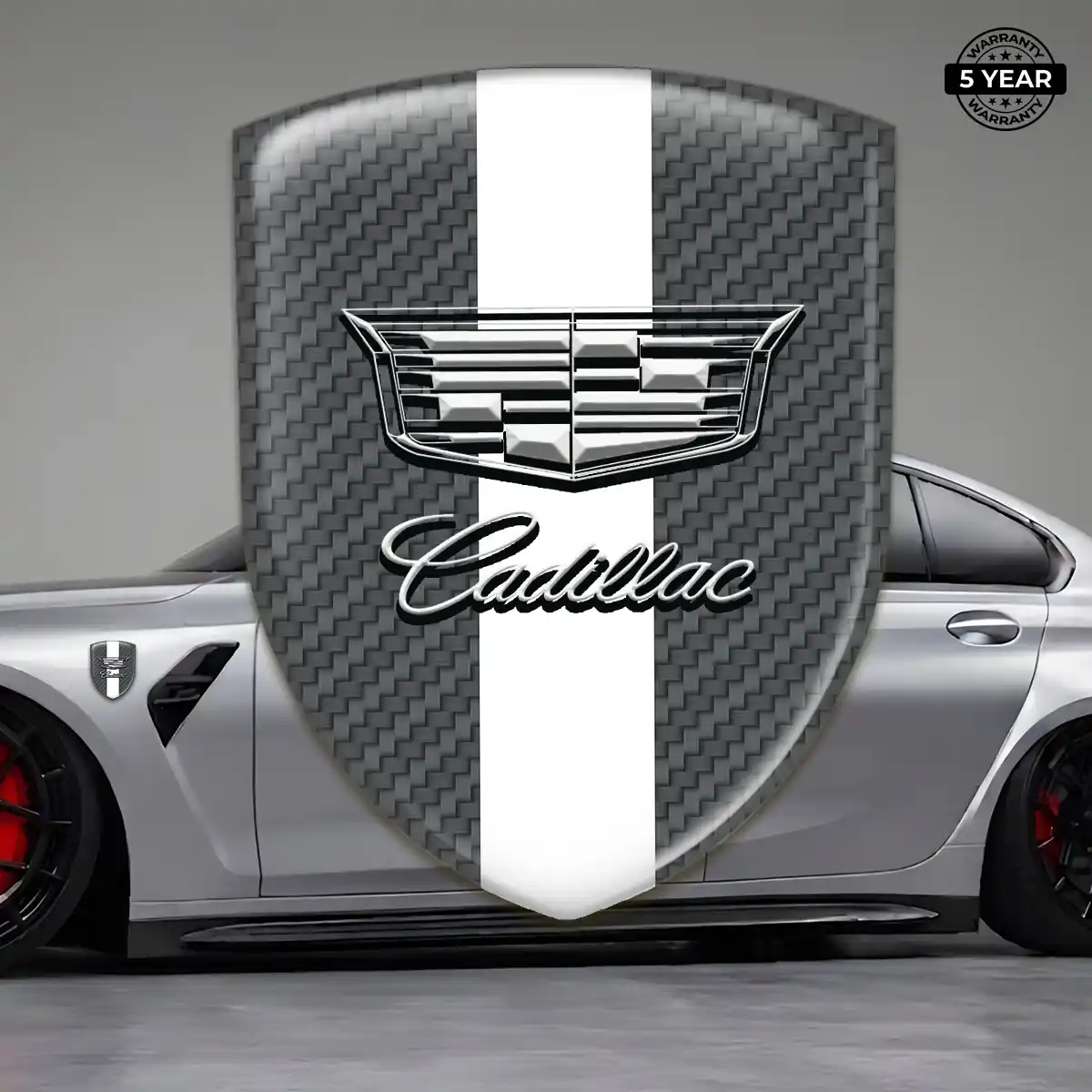 Cadillac Gel Emblem Sticker Auto Tuning