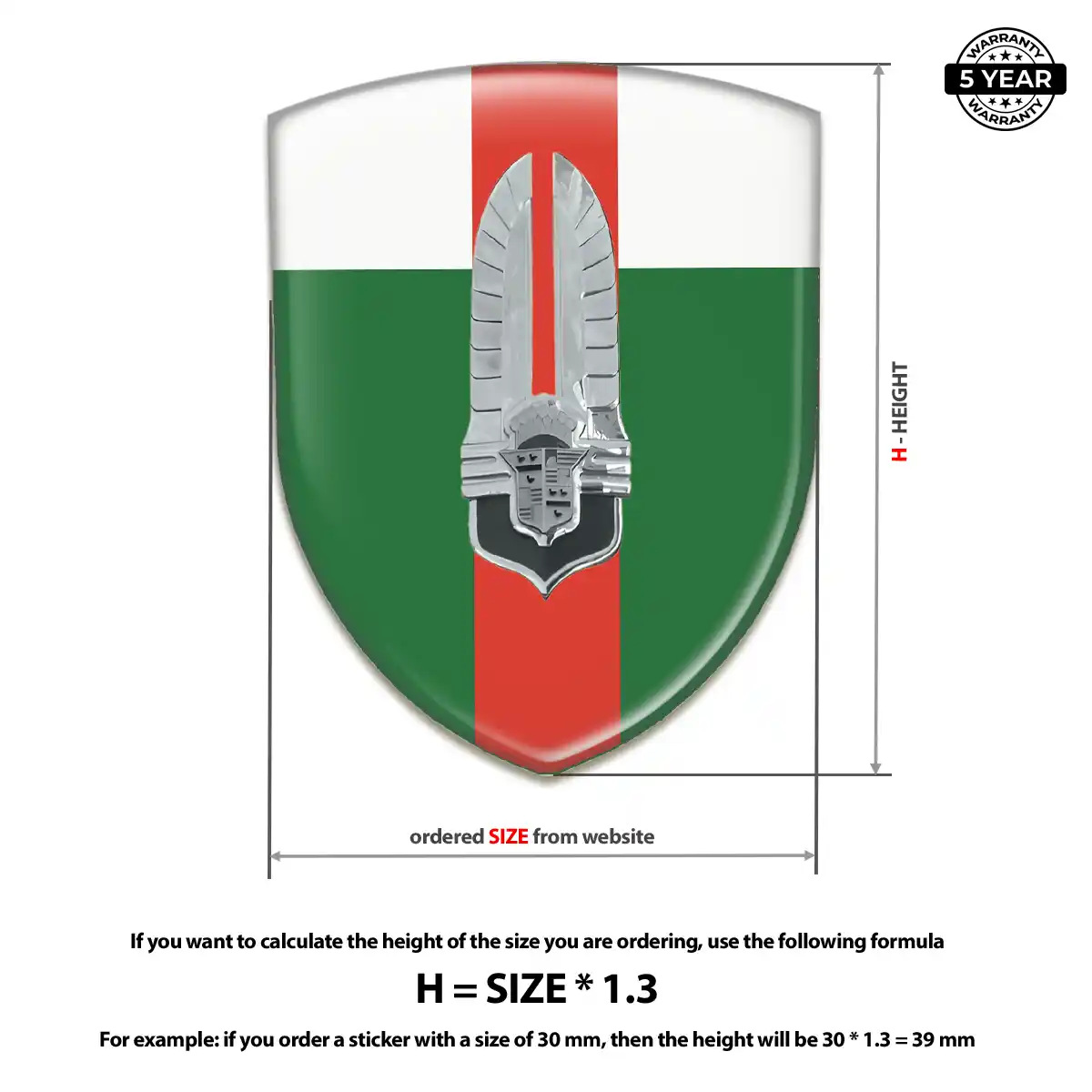 Cadillac Gel Emblem Sticker Exterior Luxe