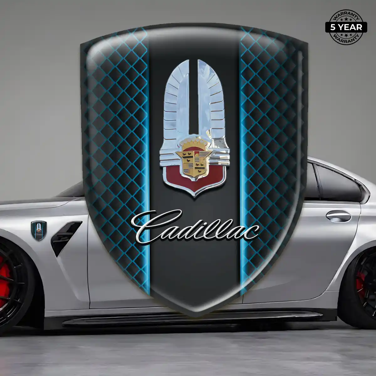 Cadillac Gel Emblem Sticker Interior Luxe