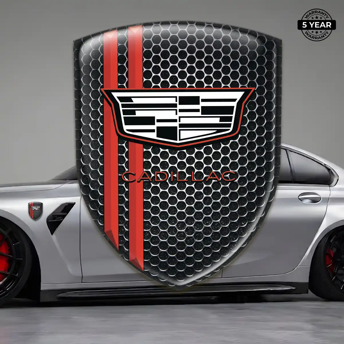 Cadillac Gel Emblem Sticker Opulent Line
