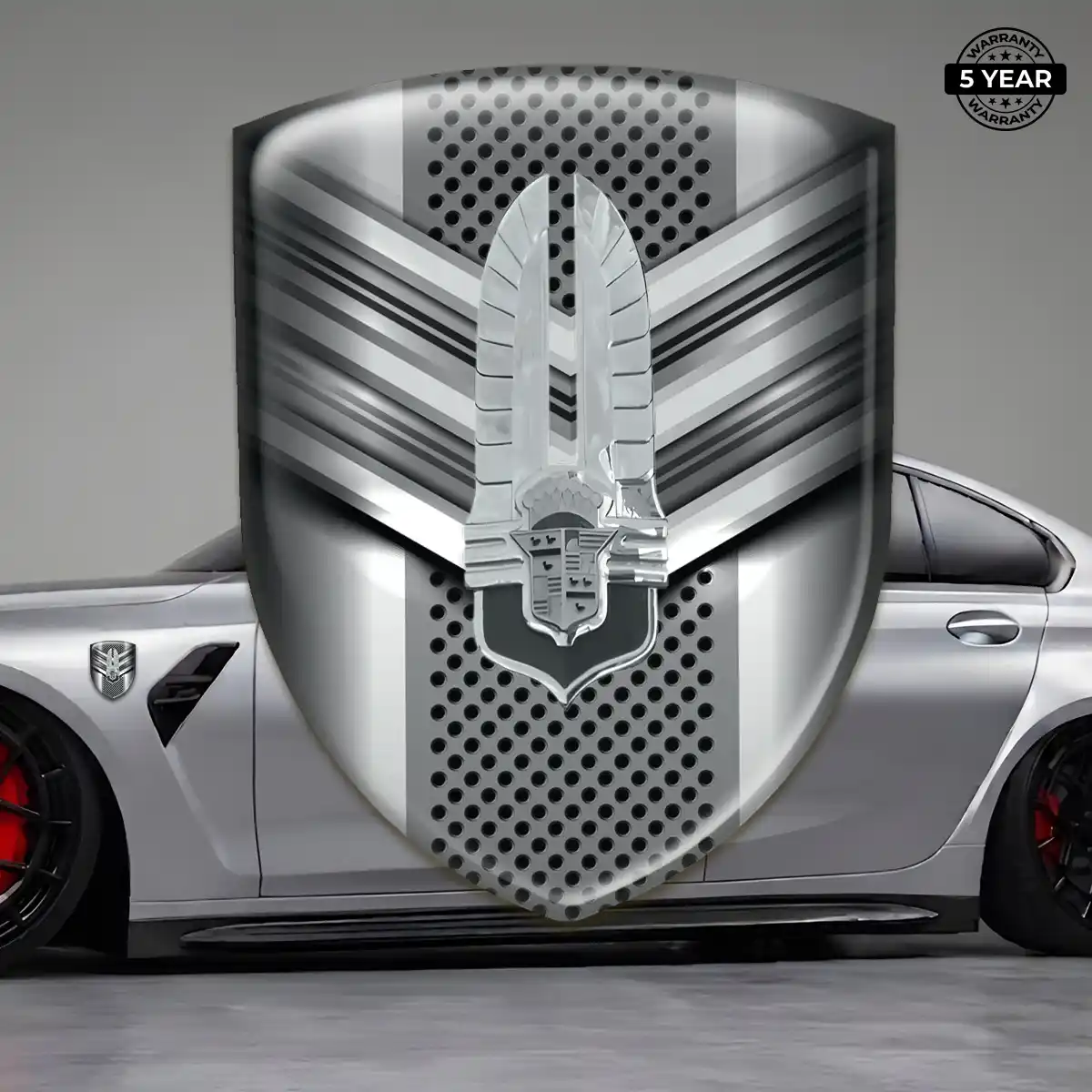 Cadillac Gel Emblem Sticker Resin Luxe