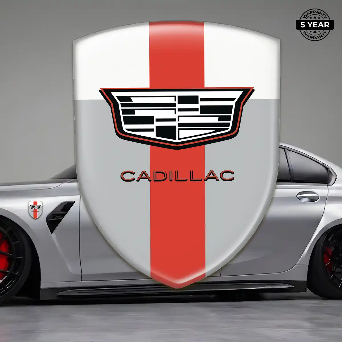 Cadillac Gel Emblem Sticker Signature Edition