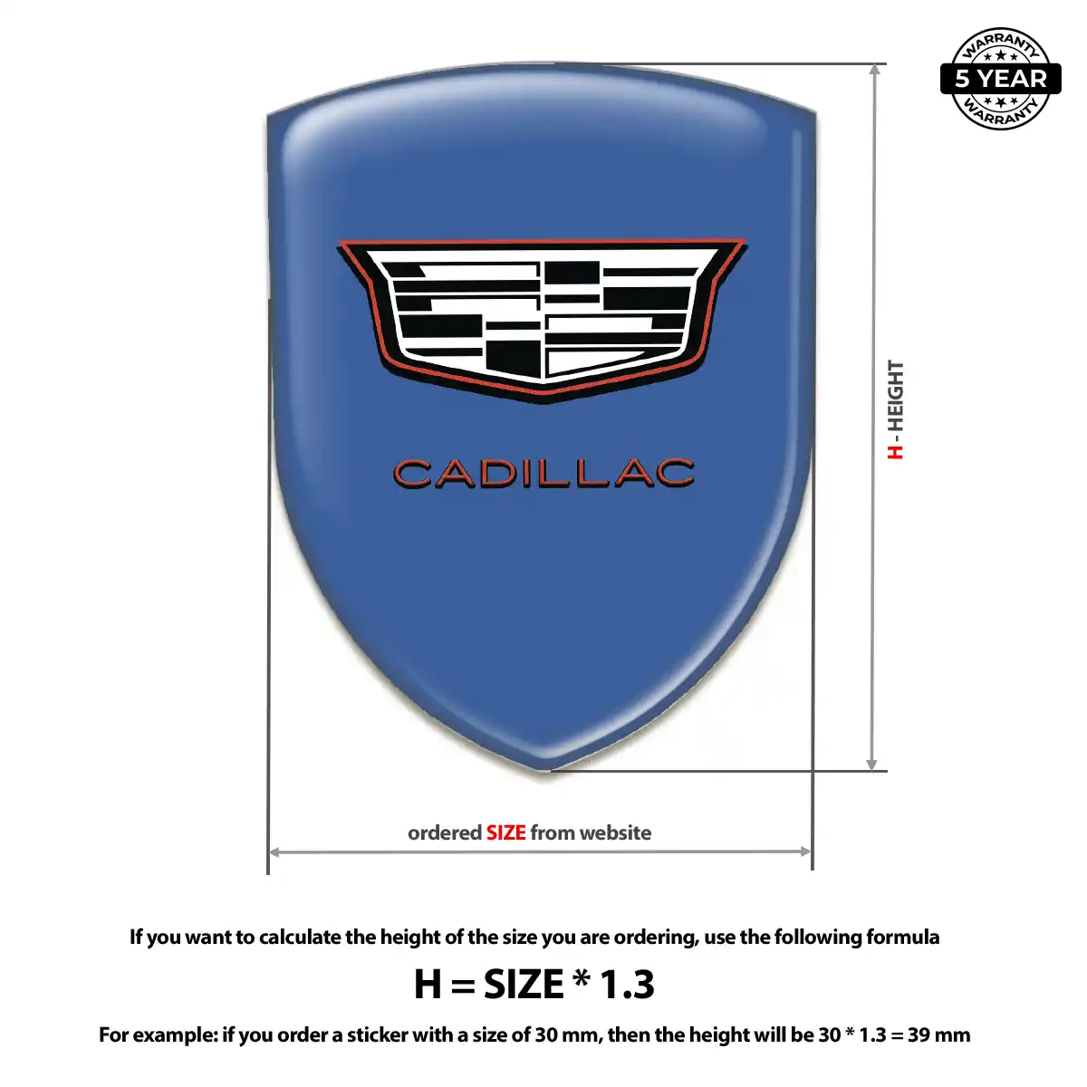 Cadillac Logo Badge Opulent Line