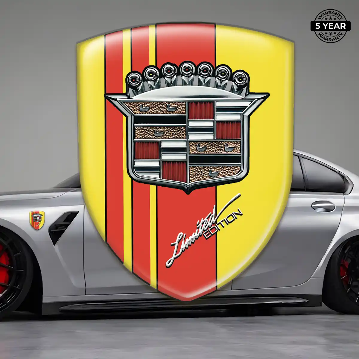 Cadillac Logo Badge Performance Style