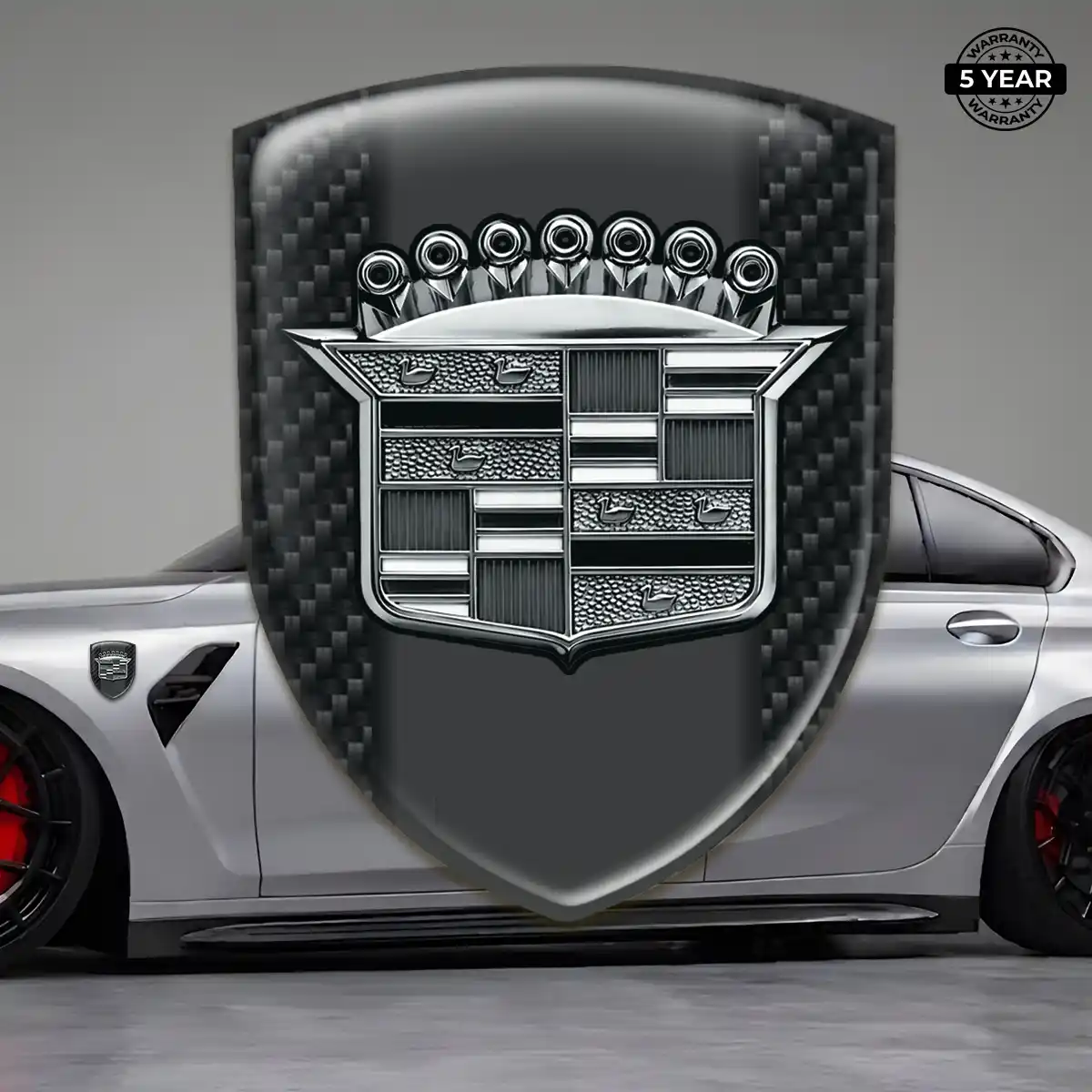 Cadillac Logo Badge Refined Design