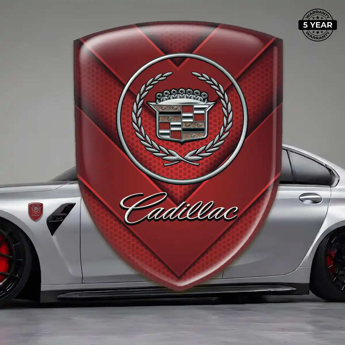 Cadillac Logo Badge Resin Luxe
