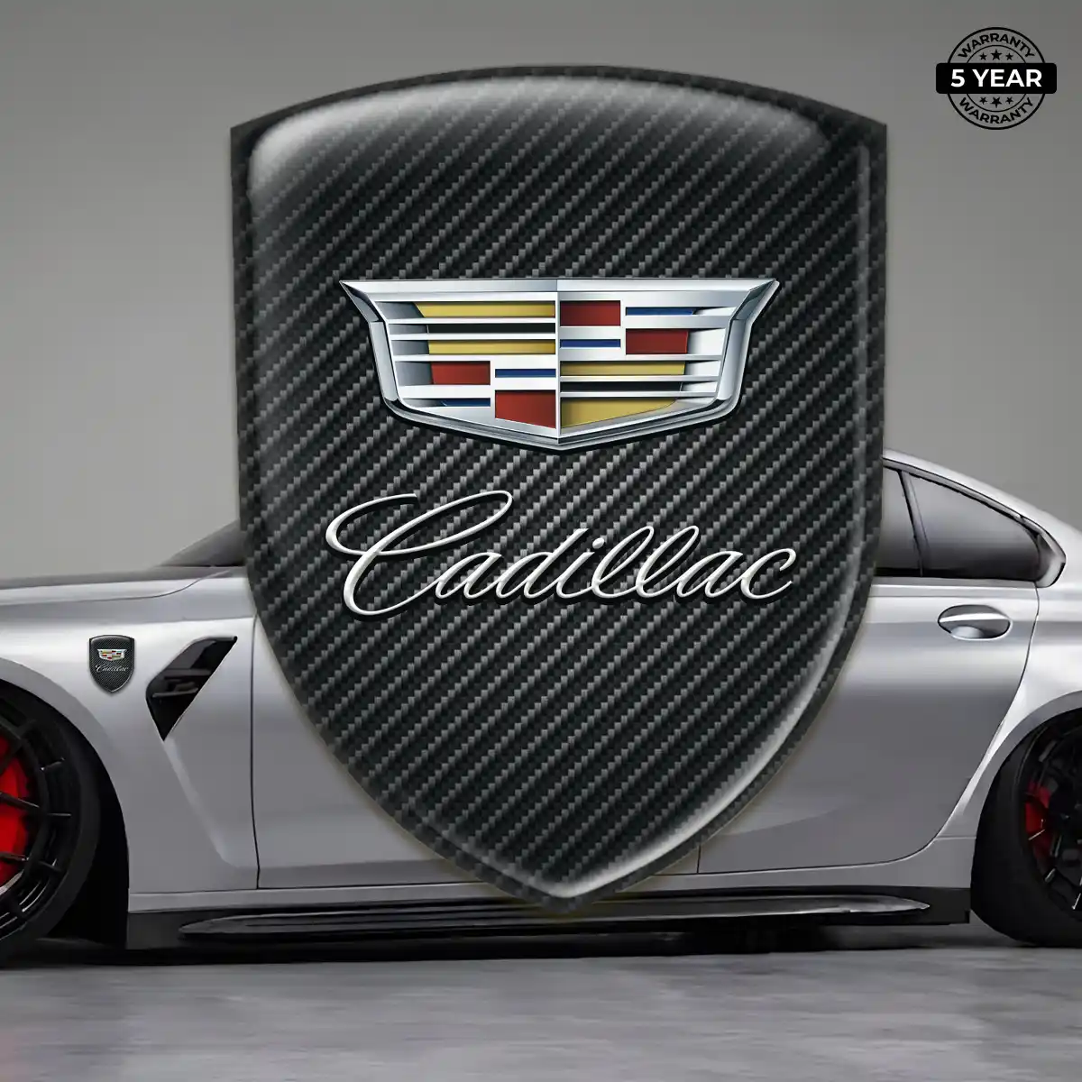 Cadillac Logo Badge Sport Tuning