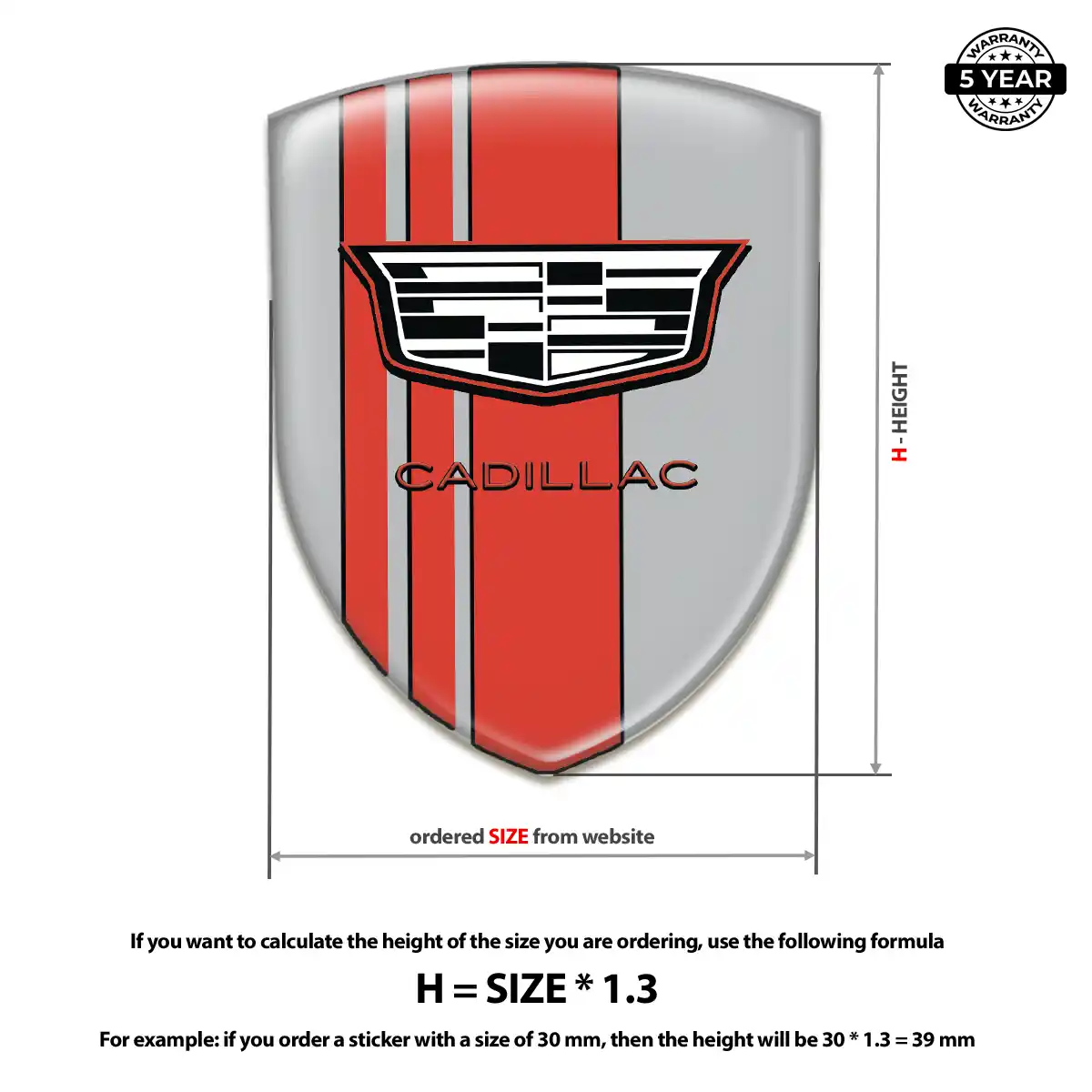 Cadillac Logo Emblem Deluxe Edition
