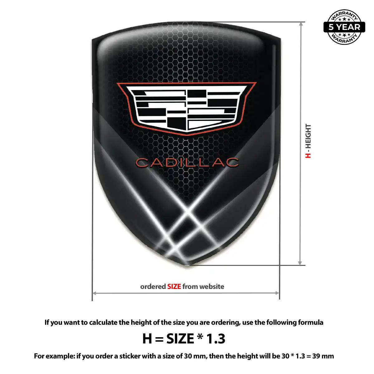 Cadillac Logo Emblem Elite Edition