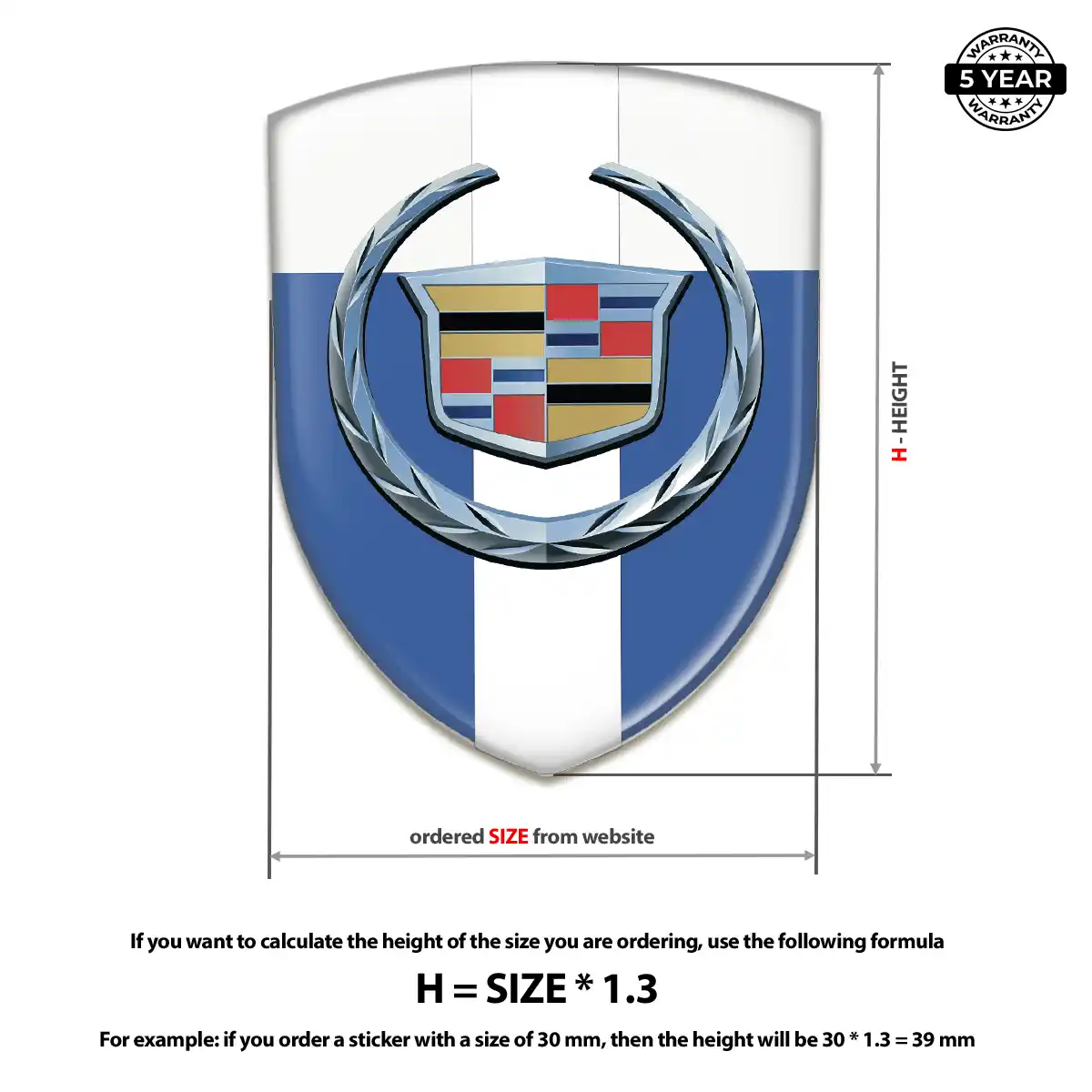Cadillac Logo Emblem Exterior Luxe