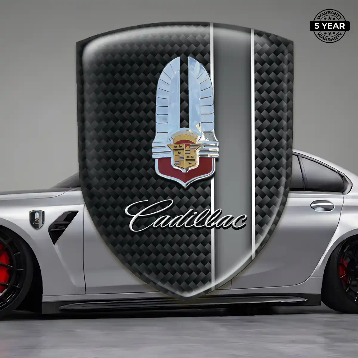 Cadillac Logo Emblem Interior Elegance