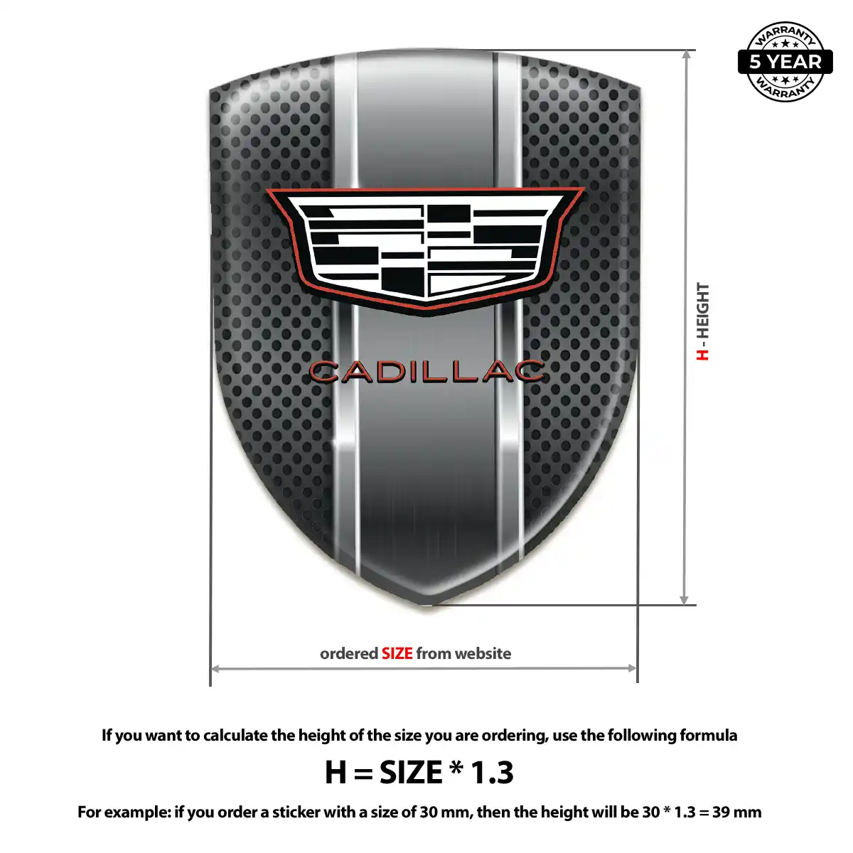 Cadillac Logo Emblem Noble Edition