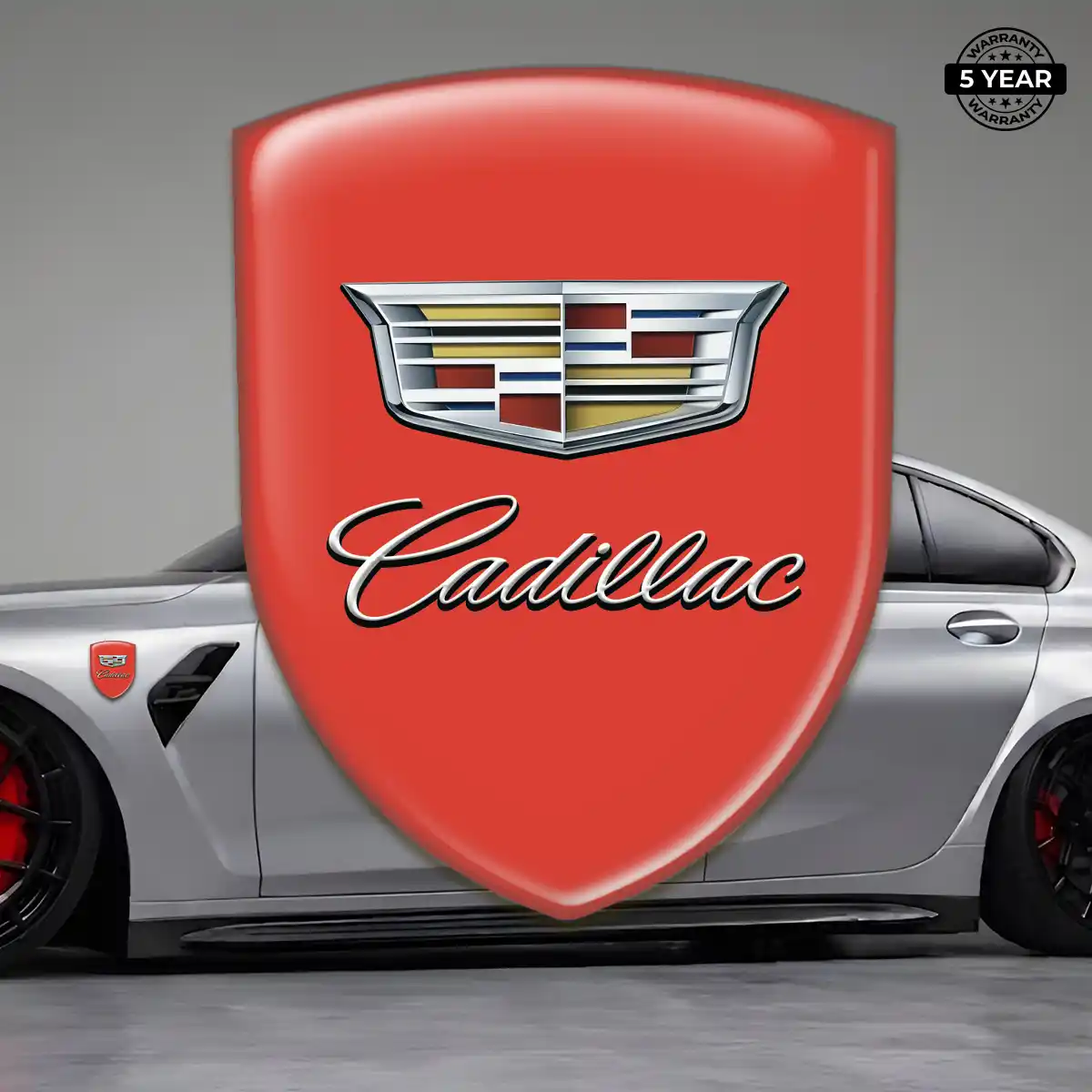 Cadillac Logo Emblem Outer Style