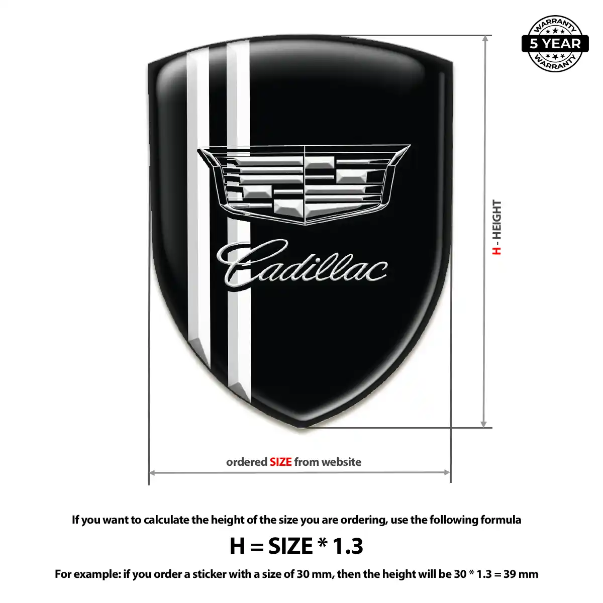 Cadillac Logo Emblem Prime Quality