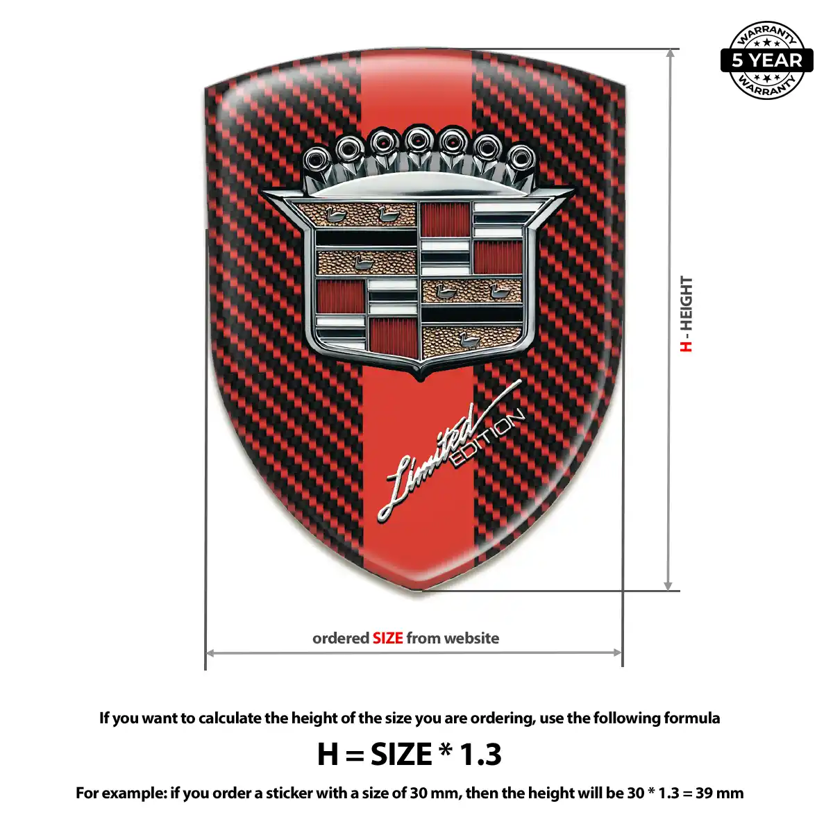 Cadillac Logo Emblem Street Tuning