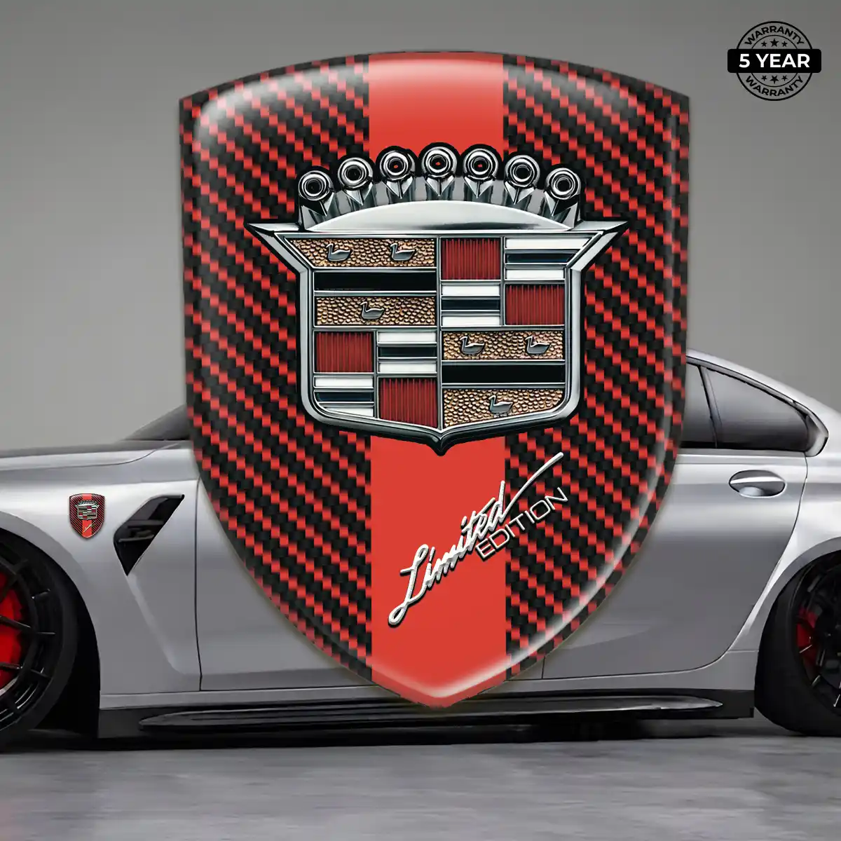 Cadillac Logo Emblem Street Tuning