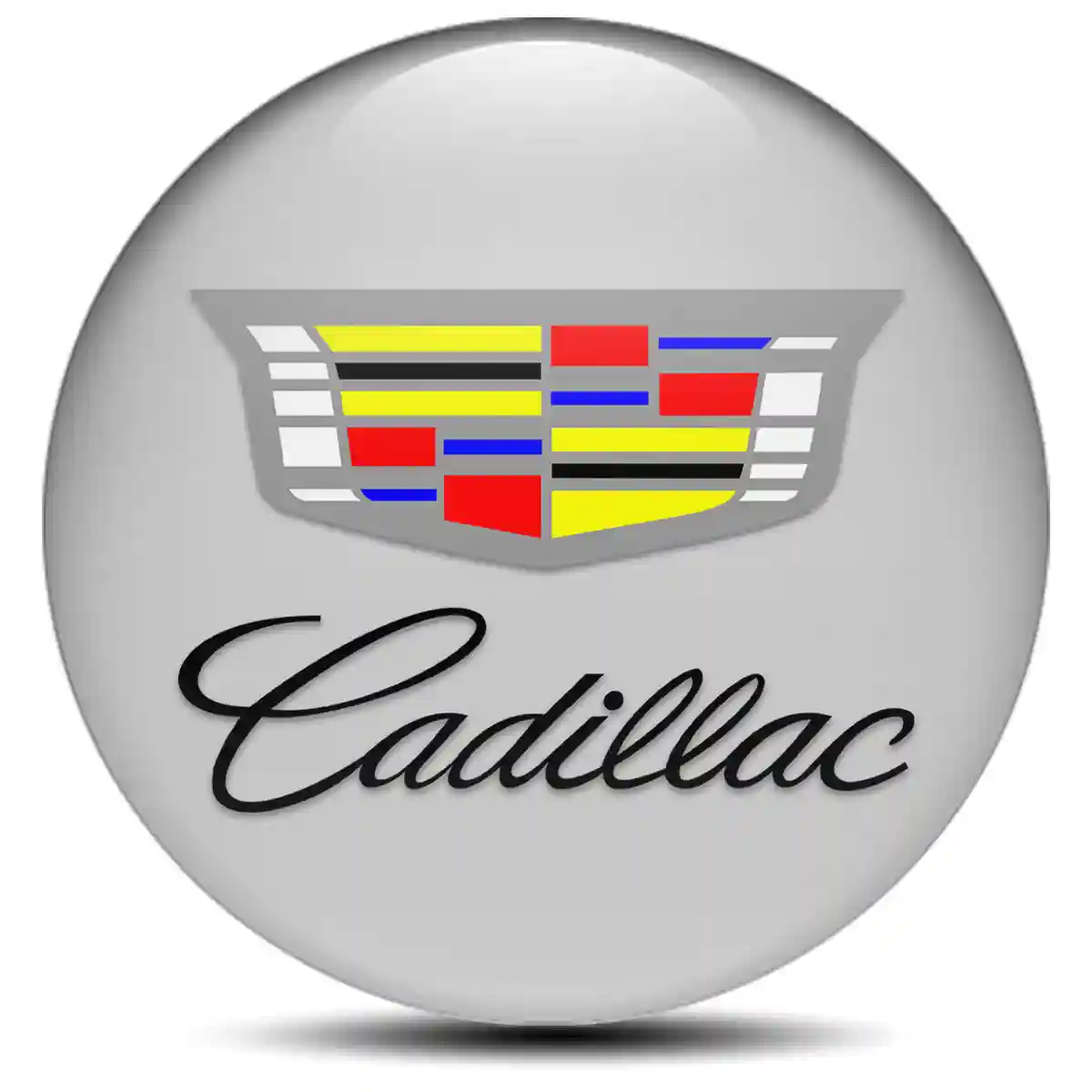 Cadillac Logo Silicone Emblem High Quality