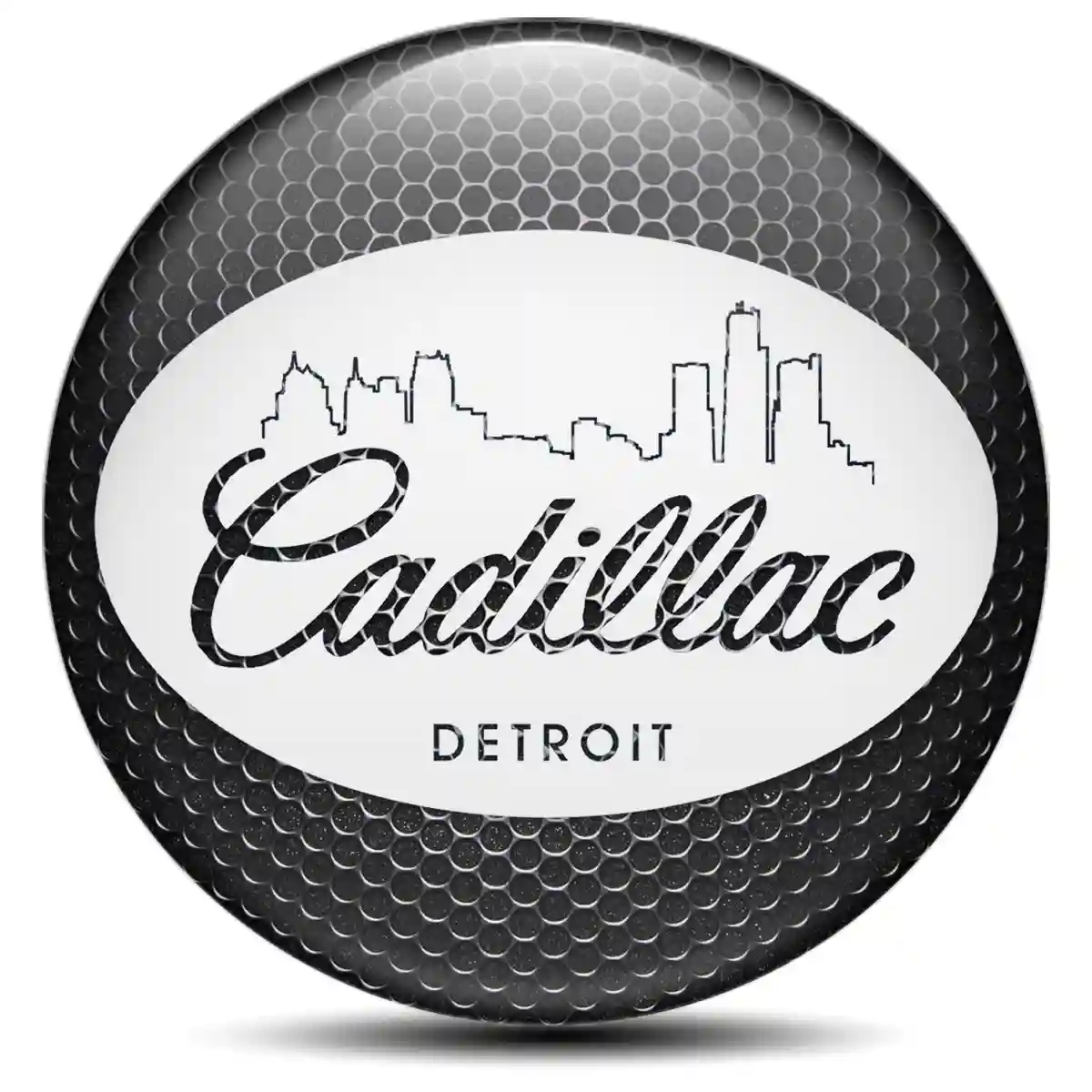 Cadillac Logo Silicone Emblem Self-Adhesive Limited Edition