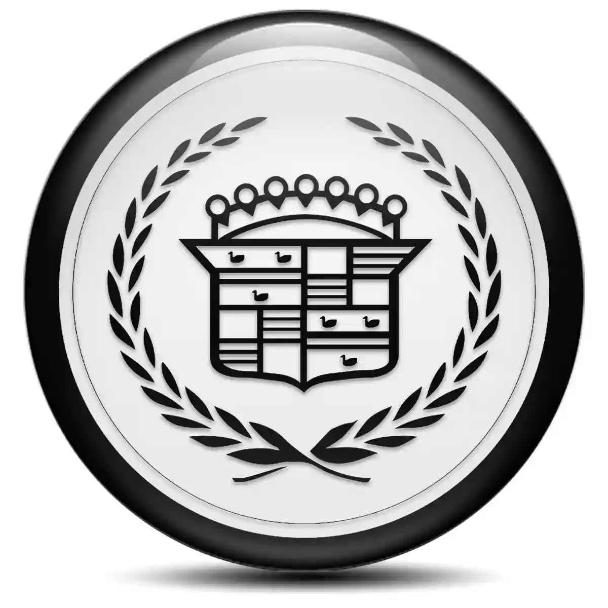 Cadillac Logo Silicone Emblem Stylish Design