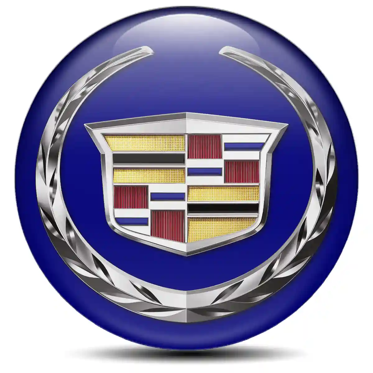 Cadillac Logo Silicone Sticker Luxury Edition