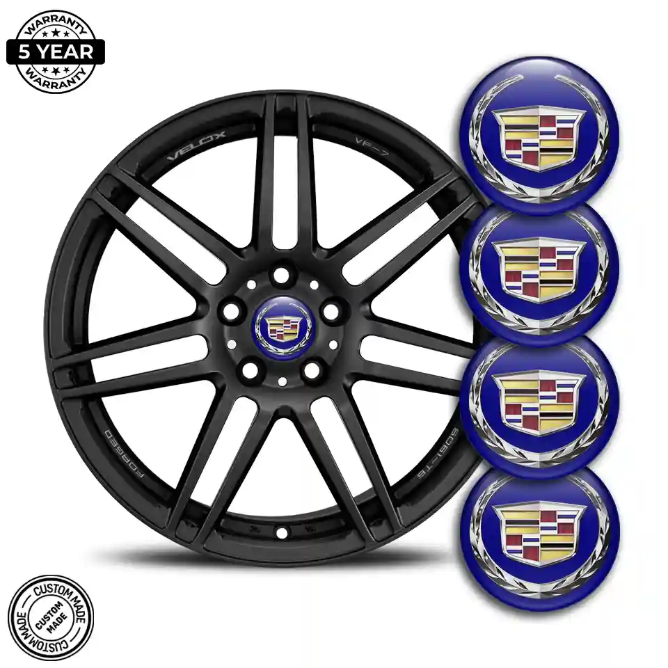 Cadillac Logo Silicone Sticker Luxury Edition