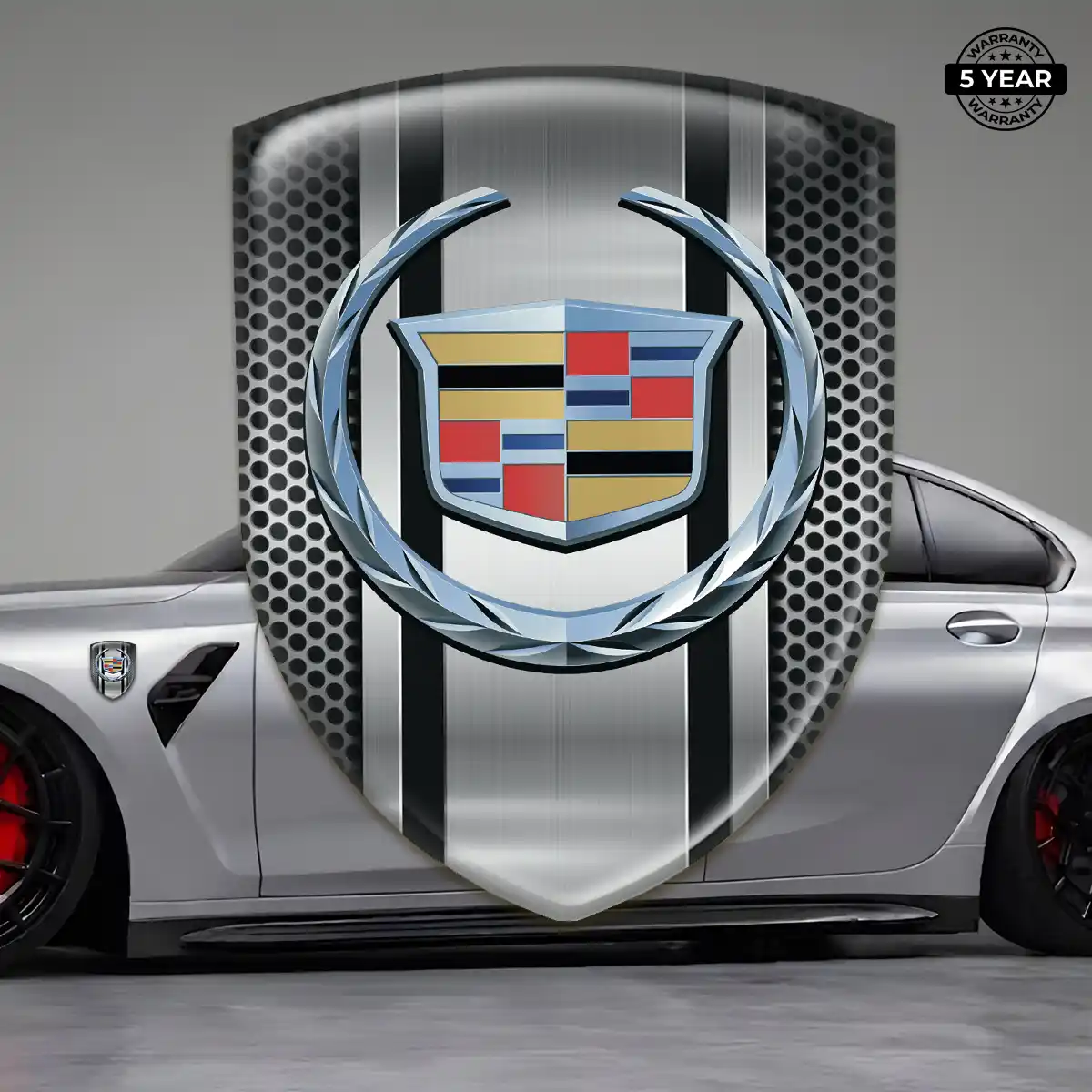Cadillac Logo Sticker Auto Tuning