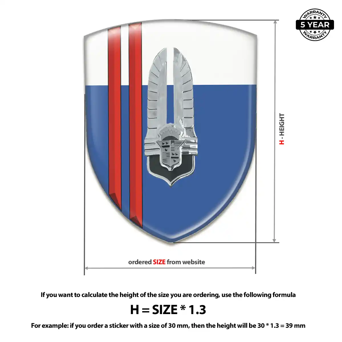 Cadillac Logo Sticker Elite Finish