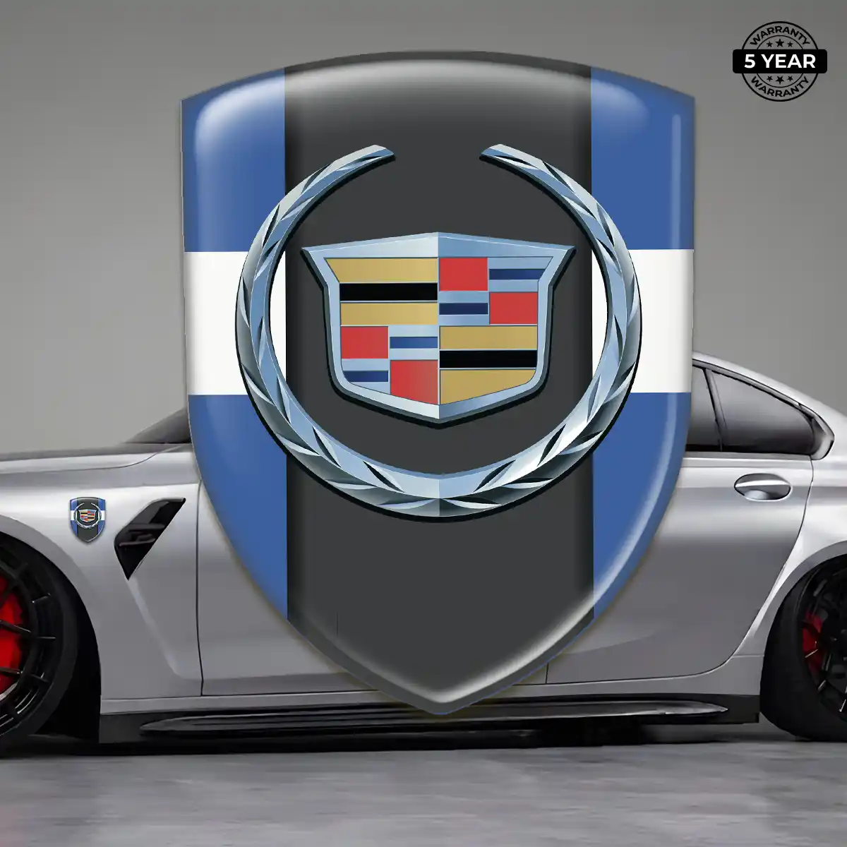 Cadillac Logo Sticker Exterior Luxe