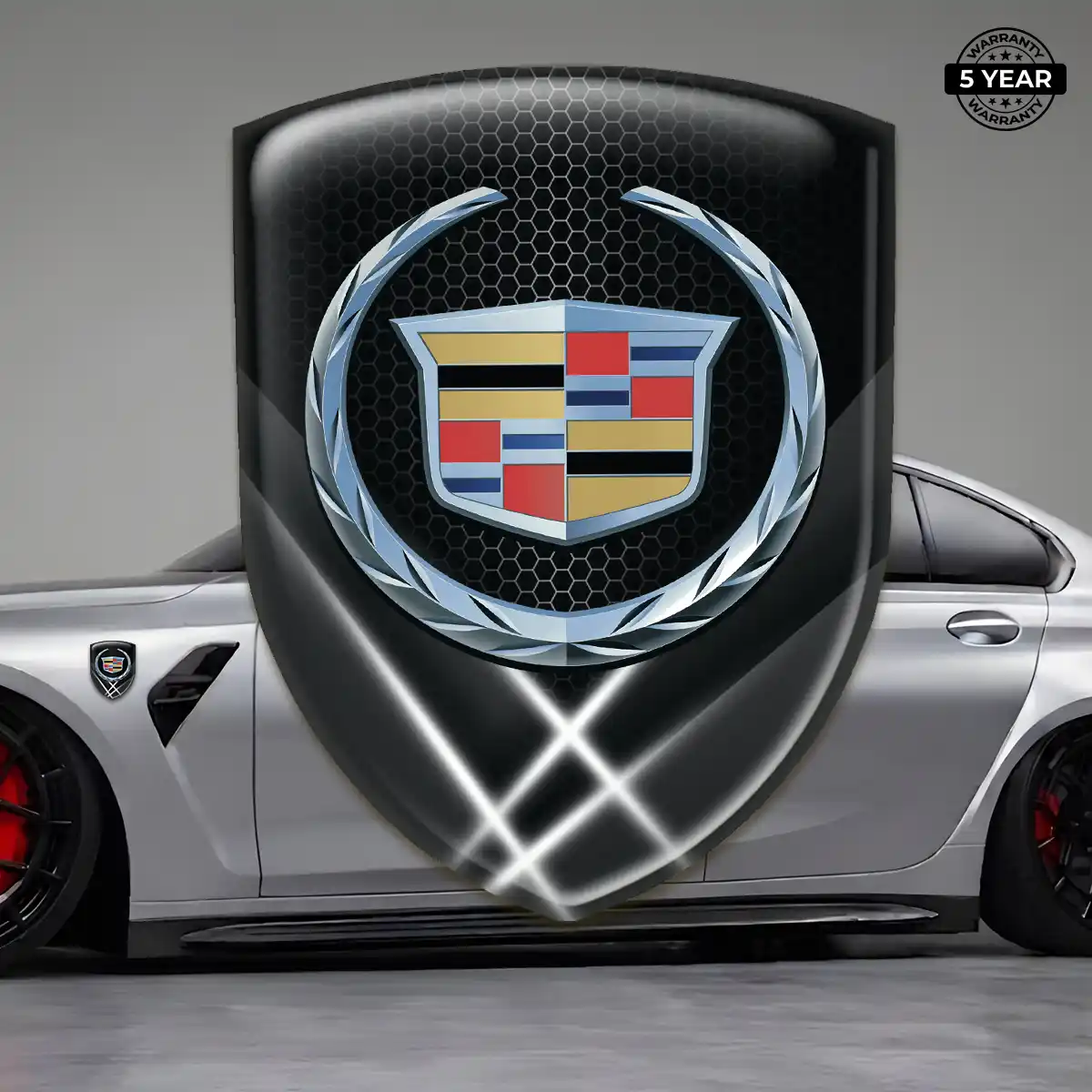 Cadillac Logo Sticker Interior Luxe