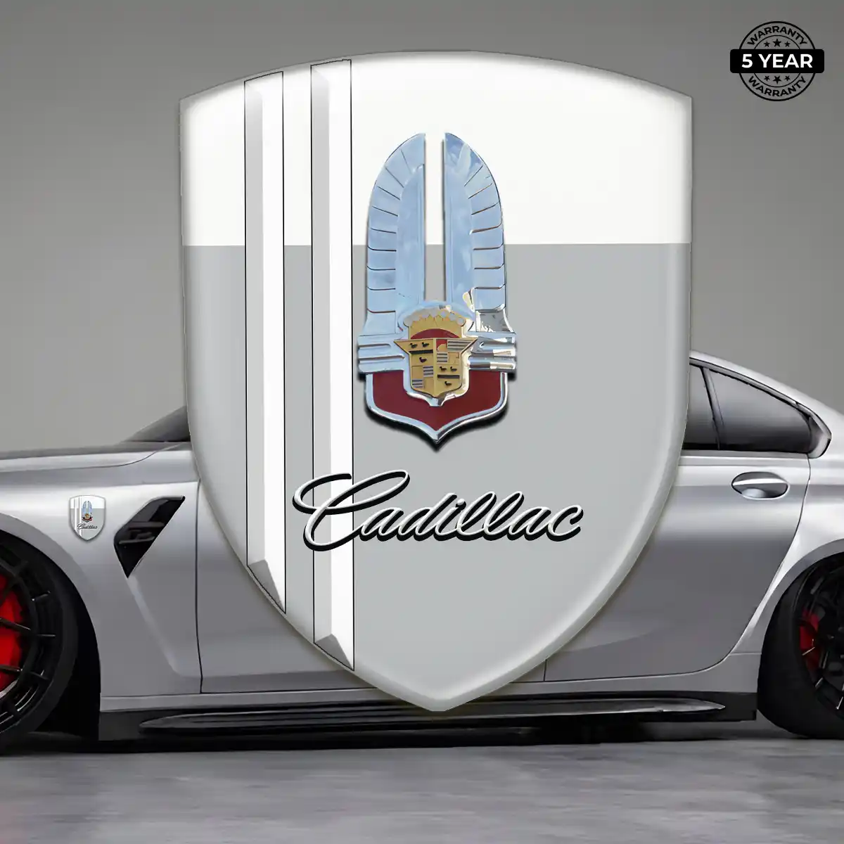 Cadillac Logo Sticker Outer Style
