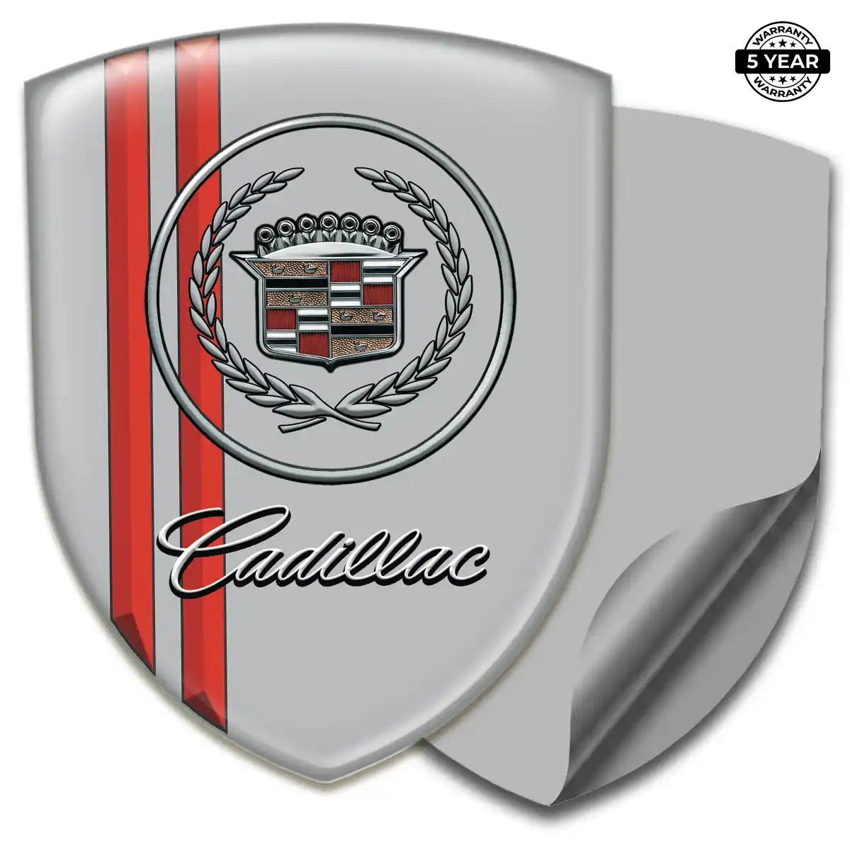Cadillac Logo Sticker Premium Dome