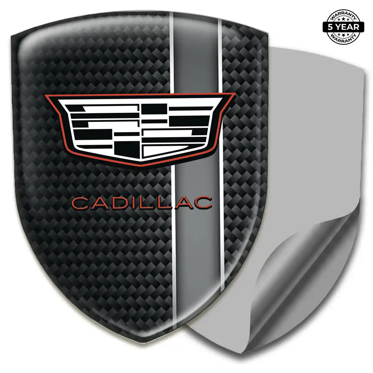 Cadillac Logo Sticker Resin Elite